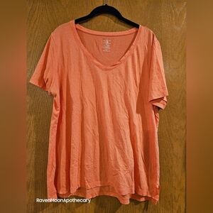 Short Sleeve Orange Shirt